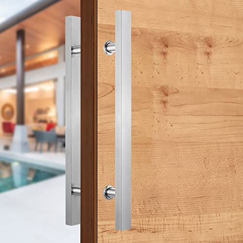 Scheunentürgriff aus Edelstahl, doppelseitig, modernes Design für Wohnmobile, Küche, Bad und Ladentüren Scheunentürgriff aus Edelstahl, doppelseitig, modernes Design für Wohnmobile, Küche, Bad und Ladentüren von Generisch