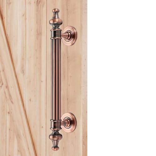 Schiebegriff – Vintage Edelstahl Scheunentürgriff Ersatz für Tore, Schuppen, Schränke und Garagen – elegantes Gold-Finish, 46 cm von Generisch