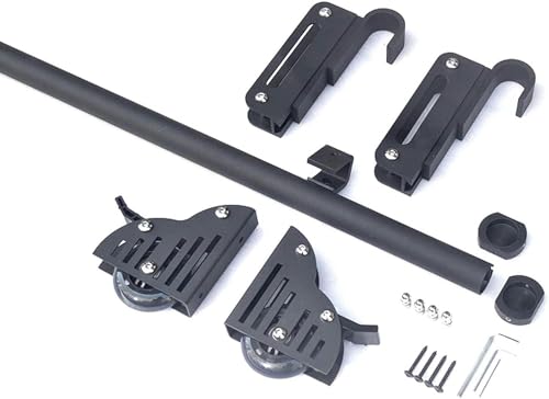 Schiebeleiter-Hardware-Kit – komplettes Set mit Bremsrädern für reibungslose Bewegung – ideal für Bibliothek oder Heimgebrauch Schiebeleiter-Hardware-Kit – komplettes Set mit Bremsrädern für reibungslose Bewegung – ideal für Bibliothek oder Heimgebrauch von Generisch