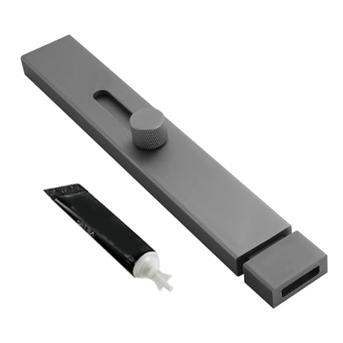 Schieberiegelschloss – verschleißfester Türriegel | Aluminium-Legierung Schiebetürschloss Innenriegel | robuster Verriegelungsriegel für Türen, Schubladen, Tore, Schränke | sicheres Schiebeschloss für von Generisch