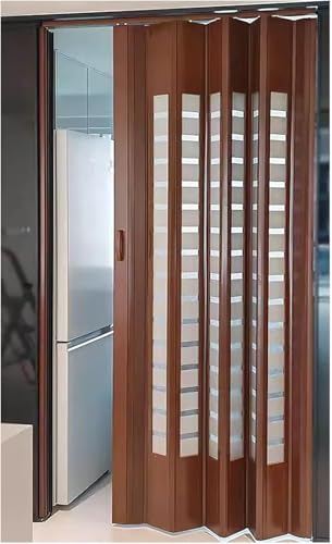 Schiebetür, platzsparendes Akkordeon-Faltdesign für Wohnzimmer, Büro, Flur, Speisekammer Schiebetür, platzsparendes Akkordeon-Faltdesign für Wohnzimmer, Büro, Flur, Speisekammer von Generisch