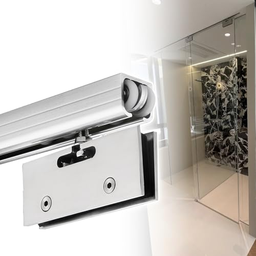 Schiebetür-Schienenführung, umgehende Kleiderschrank-Scheunentürschiene, Hardware, geeignet für 4 bis 2,4 m Türen Schiebetür-Schienenführung, umgehende Kleiderschrank-Scheunentürschiene, Hardware, geeignet für 4 bis 2,4 m Türen von Generisch
