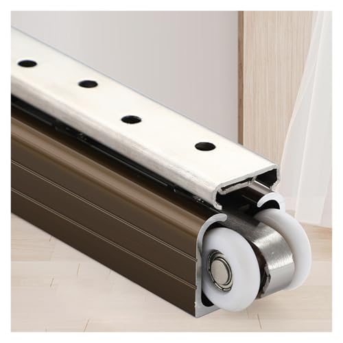 Schiebetür-Set, Schienenschiene, anpassbarer unsichtbarer Türschieber für verstecktes Taschentürsystem, interne Decken-Wandmontage-Lösung Schiebetür-Set, Schienenschiene, anpassbarer unsichtbarer Türschieber für verstecktes Taschentürsystem, interne Decken-Wandmontage-Lösung von Generisch