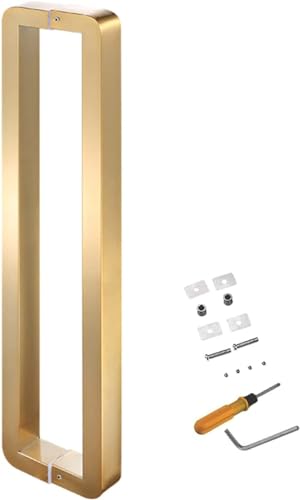 Schiebetürgriff Set - Komplettset mit doppelseitiger Schiebestange für Dusche, Terrasse und Eingangstüren von Generisch