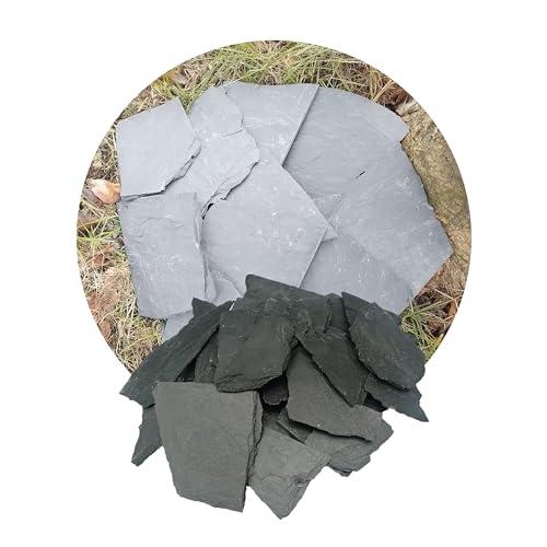 Generisch Schiefer Splitt Platten Bruch Zier Stein Kies Schwarz Garten Deko Garten: 25 kg Schieferplatten 5-20cm Ziersteine für stilvolle Wege Generisch Schiefer Splitt Platten Bruch Zier Stein Kies Schwarz Garten Deko Garten: 25 kg Schieferplatten 5-20cm Ziersteine für stilvolle Wege von Generisch