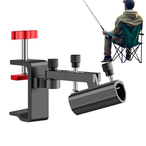 Schirmhalter Für Stuhl - Angelzubehör Ständer Für Schirme,Metall Zubehör Ständer Tisch Halterung Camping Outdoor Sport Terrasse Garten Rasen von Generisch