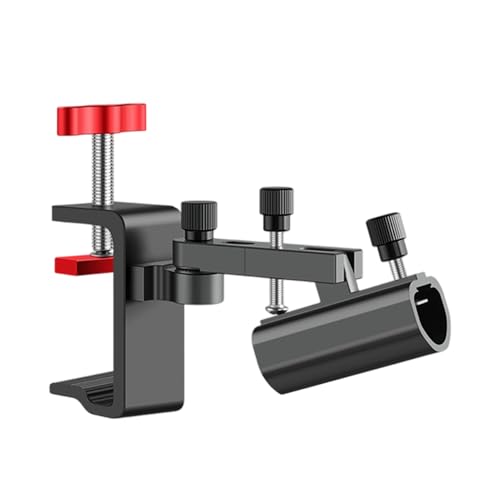 Schirmhalter aus Metall für Stuhl – verstellbare Halterung für Tischregal, 14 x 10 x 4 cm, Regenschirmklemme aus Aluminiumlegierung, tragbarer Regenschirmständer, Terrasse, Garten, , Camping von Generisch