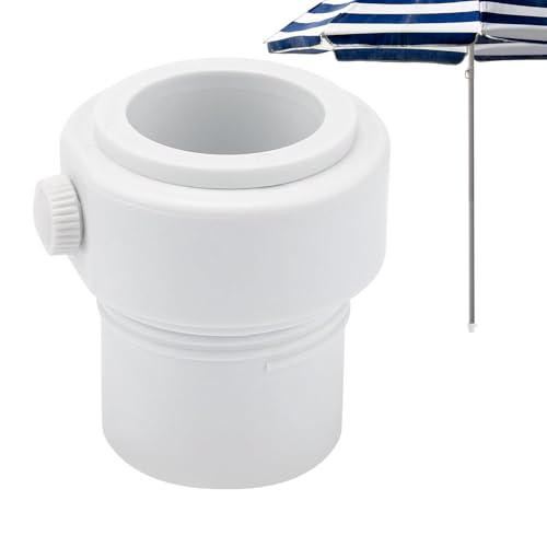 Schirmschuh | Pool Schirmhülsenadapter | Passt Für 3,4-3,8 cm Winddichte Sonnensegelstange Für Dachterrasse Terrassentisch Gartenbereich Picknickzone Und Sitzgruppen von Generisch