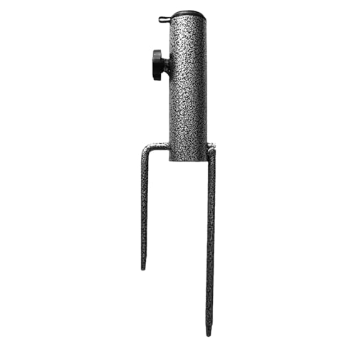 Schirmständer Outdoor | 38cm Gartenschirm Metall R | Verstellbarer Strandschirm Bodenhalter Rund | Robuster Eisenhalter Mit Frostspray-Beschichtung Für Sonnenschirme Bis 1,4 Zoll – Ideal Für Garte Schirmständer Outdoor | 38cm Gartenschirm Metall R | Verstellbarer Strandschirm Bodenhalter Rund | Robuster Eisenhalter Mit Frostspray-Beschichtung Für Sonnenschirme Bis 1,4 Zoll – Ideal Für Garte von Generisch