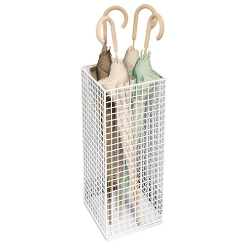 Schirmständer - Schirmständer | Gehstockhalter aus Metall | Vertikaler Organizer für große quadratische Regenschirme | Rostbeständiger Schirmständer für Gehstöcke Schirmständer - Schirmständer | Gehstockhalter aus Metall | Vertikaler Organizer für große quadratische Regenschirme | Rostbeständiger Schirmständer für Gehstöcke von Generisch