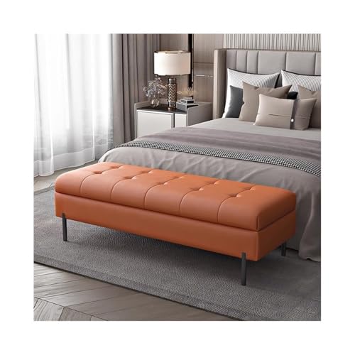 Schlafzimmerbank aus Massivholz - Polsterbett Fußhocker mit Stauraum - Stilvoller Sofa-Hocker für Ende des Bettes - Vielseitiger Nachttisch Hocker & Fußstütze Schlafzimmerbank aus Massivholz - Polsterbett Fußhocker mit Stauraum - Stilvoller Sofa-Hocker für Ende des Bettes - Vielseitiger Nachttisch Hocker & Fußstütze von Generisch
