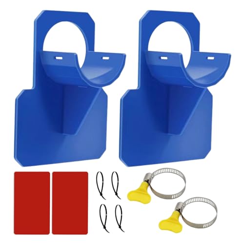 Schlauchhalter Für Swimmingpools | Pool Wasserschlauch Haltehalterungen | Verstellbare Rohrklemmenhaken Zubehör Für Garten Terrasse Draußen von Generisch