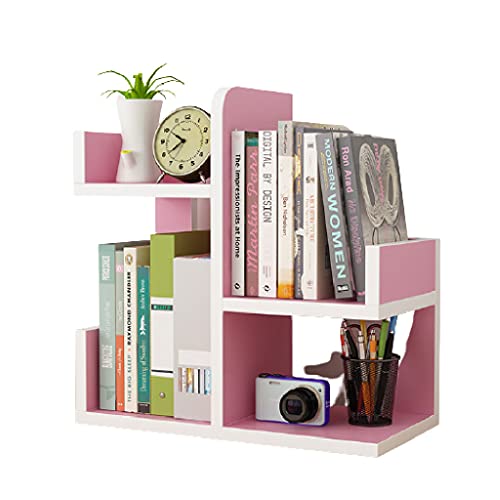 Schlichtes kleines Schreibtischregal, multifunktional, für Studenten, Arbeitszimmer, Tisch, platzsparendes Bücherregal, Organizer, stilvolles Aufbewahrungsregal für Zuhause, Büro, 3-stöckiges Design Schlichtes kleines Schreibtischregal, multifunktional, für Studenten, Arbeitszimmer, Tisch, platzsparendes Bücherregal, Organizer, stilvolles Aufbewahrungsregal für Zuhause, Büro, 3-stöckiges Design von Generisch