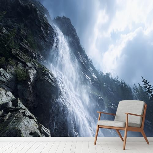 Schlucht Wasserfall Forest Tapete Selbstklebende Fototapete Natur Wald Wasser Bach Tapeten Pflanzen Landschaft Wandtapete Vinyl Wasserdicht Wandaufkleber für Wohnzimmer Schlafzimmer Küchen 100x70 cm Schlucht Wasserfall Forest Tapete Selbstklebende Fototapete Natur Wald Wasser Bach Tapeten Pflanzen Landschaft Wandtapete Vinyl Wasserdicht Wandaufkleber für Wohnzimmer Schlafzimmer Küchen 100x70 cm von Generisch