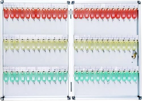 Schlüsselaufbewahrungsbox zur Wandmontage, abschließbarer Sicherheitsschrank mit markierbaren Etiketten, Organizer für Zuhause, Büro, Schule Schlüsselaufbewahrungsbox zur Wandmontage, abschließbarer Sicherheitsschrank mit markierbaren Etiketten, Organizer für Zuhause, Büro, Schule von Generisch