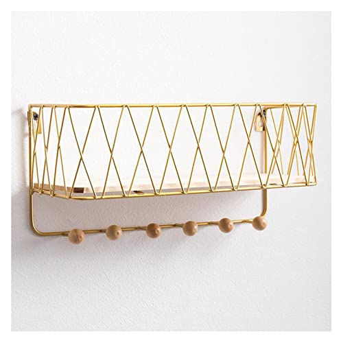 Schlüsselhalter, Wandgarderobe mit schwebendem Regal, Metallbrief-Organizer für Eingangsbereich, Schlafzimmer, Badezimmer Schlüsselhalter, Wandgarderobe mit schwebendem Regal, Metallbrief-Organizer für Eingangsbereich, Schlafzimmer, Badezimmer von Generisch