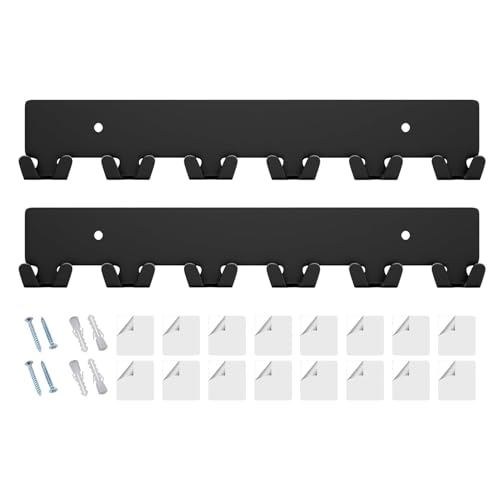 Schlüsselhalter zur Wandmontage, Schlüsselbrett mit Klebehaken, kreatives Design, großer Metall-Aufbewahrungs-Organizer mit Befestigungsmaterial, für Aufbewahrung und Organisation zu Hause Schlüsselhalter zur Wandmontage, Schlüsselbrett mit Klebehaken, kreatives Design, großer Metall-Aufbewahrungs-Organizer mit Befestigungsmaterial, für Aufbewahrung und Organisation zu Hause von Generisch