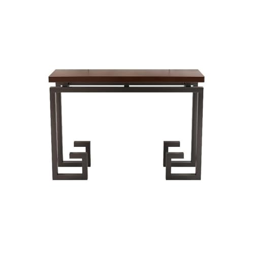 Schmaler Konsolentisch - Stilvoller Eingangstisch für Flur, Schlafzimmer & Wohnzimmer - Platzsparender Vitrine Aufbewahrungsschrank (mittel) von Generisch