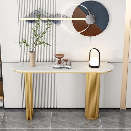 Schmaler Konsolentisch mit geometrischen Metallbeinen und Stauraum für Eingangsbereich und Wohnzimmer von Generisch
