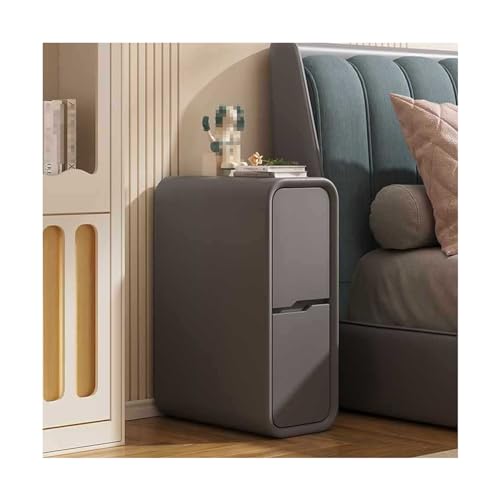 Schmaler Nachttisch mit 2 Schubladen – Massivholz Moderner Nachttisch für Schlafzimmer Sofa Seite Kleiner Beistelltisch Kommode Schmaler Nachttisch mit 2 Schubladen – Massivholz Moderner Nachttisch für Schlafzimmer Sofa Seite Kleiner Beistelltisch Kommode von Generisch