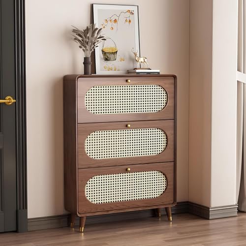 Schmaler Schuhschrank – versteckter Organizer mit Klappschubladen, platzsparendes Regal für Eingangsbereich oder Flur Schmaler Schuhschrank – versteckter Organizer mit Klappschubladen, platzsparendes Regal für Eingangsbereich oder Flur von Generisch