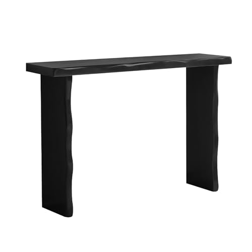 Schmaler Stehtisch mit hoher Oberseite, moderner Küchen-Esstisch, Thekenhöhe, Bistrotisch für Esszimmer, Wohnzimmer, Terrasse, schlankes Schwarz, 120 x 30 x 80 cm Schmaler Stehtisch mit hoher Oberseite, moderner Küchen-Esstisch, Thekenhöhe, Bistrotisch für Esszimmer, Wohnzimmer, Terrasse, schlankes Schwarz, 120 x 30 x 80 cm von Generisch