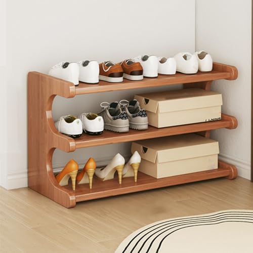 Schmales Schuhregal, hohes platzsparendes Regal für Eingangsschrank & Ecke, multifunktionale Aufbewahrungslösung für kleine Räume, stilvolles Display für Schuhe und Accessoires Schmales Schuhregal, hohes platzsparendes Regal für Eingangsschrank & Ecke, multifunktionale Aufbewahrungslösung für kleine Räume, stilvolles Display für Schuhe und Accessoires von Generisch