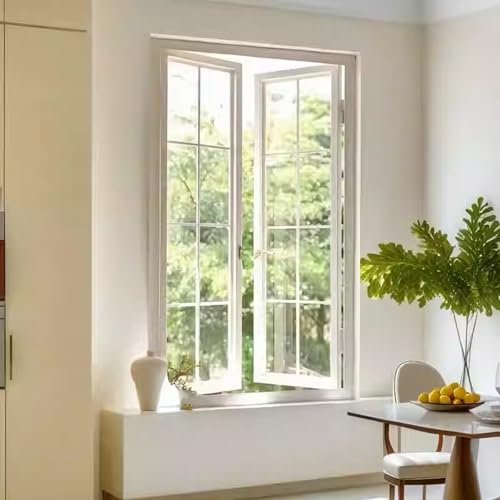 Schmiedeeiserne Trennwand mit gehärtetem Glas, Belüftungslösung für Badezimmer, Schlafzimmer, Wohnzimmer von Generisch