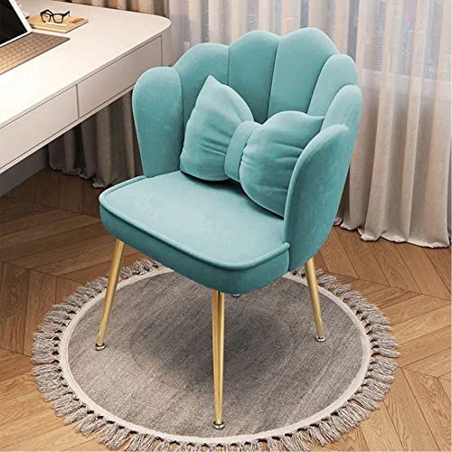 Schminkstuhl aus Samt mit gepolstertem Sitz und Rückenlehne, moderner minimalistischer Sessel für Schminktisch, kompakter und lässiger Schreibtischstuhl Schminkstuhl aus Samt mit gepolstertem Sitz und Rückenlehne, moderner minimalistischer Sessel für Schminktisch, kompakter und lässiger Schreibtischstuhl von Generisch