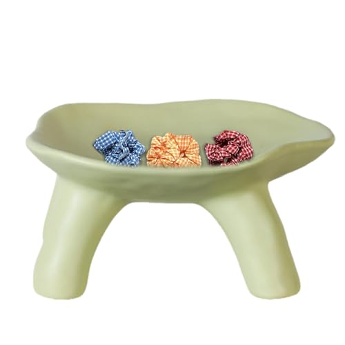 Schmucktablett aus Keramik, moderner Schlüsselhalter, Hocker-Formen, Keramik-Schreibtisch-Schmuckaufbewahrung, Schmuckhalter, Heimdekoration, Basteln für Wohnzimmer, Schlafzimmer von Generisch