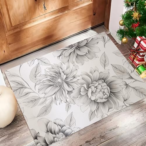 Schmutzfang-Fußmatte, rutschfest, saugfähig, für den Innenbereich, Aquarell-Sonnenblumen-Design, maschinenwaschbar, weicher Teppich für den Eingang Schmutzfang-Fußmatte, rutschfest, saugfähig, für den Innenbereich, Aquarell-Sonnenblumen-Design, maschinenwaschbar, weicher Teppich für den Eingang von Generisch