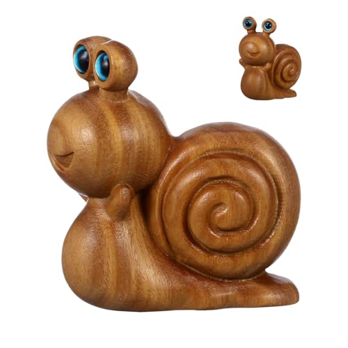 Schnecken Deko, Holz Schnecken Sammelfigur Wohnkultur, Niedliche Zierde Für Zimmerpflanze Tisch Garten Wohnung Büro Schlafzimmer Geburtstag Landschaftsgestaltung Schnecken Deko, Holz Schnecken Sammelfigur Wohnkultur, Niedliche Zierde Für Zimmerpflanze Tisch Garten Wohnung Büro Schlafzimmer Geburtstag Landschaftsgestaltung von Generisch