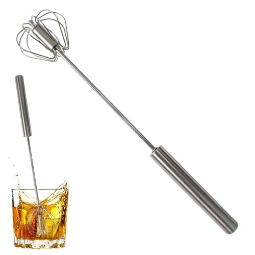 Schneebesen, rotierender Push-Mixer-Rührer | Edelstahl-Schneebesen Küchen-Schneebesenmixer,Halbautomatischer Schneebesen, Küchenmixer, Milchaufschäumer zum Backen, Rühren, Kochen, Schlagen Schneebesen, rotierender Push-Mixer-Rührer | Edelstahl-Schneebesen Küchen-Schneebesenmixer,Halbautomatischer Schneebesen, Küchenmixer, Milchaufschäumer zum Backen, Rühren, Kochen, Schlagen von Generisch