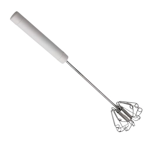 Schneebesen zum Kochen, halbautomatischer Edelstahl-Schneebesen – rostfreier Hand-Milchaufschäumer, Schlagen, Mischen, Schneebesen für Küche, Backen, Kaffee, Milch Schneebesen zum Kochen, halbautomatischer Edelstahl-Schneebesen – rostfreier Hand-Milchaufschäumer, Schlagen, Mischen, Schneebesen für Küche, Backen, Kaffee, Milch von Generisch