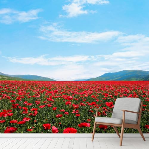 Schöne Blumenmeer Himmel Wolken Tapete Selbstklebende Fototapete Berg Natur Landschaft Tapeten Wald Pflanze Wandtapete Vinyl Wasserdicht Wandaufkleber für Wohnzimmer Schlafzimmer Küchen 250x370 cm Schöne Blumenmeer Himmel Wolken Tapete Selbstklebende Fototapete Berg Natur Landschaft Tapeten Wald Pflanze Wandtapete Vinyl Wasserdicht Wandaufkleber für Wohnzimmer Schlafzimmer Küchen 250x370 cm von Generisch