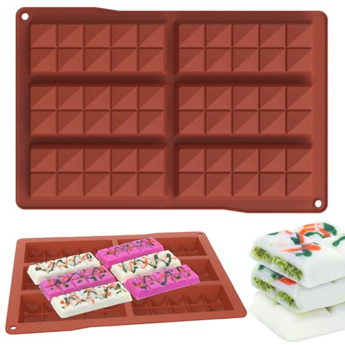 Schokoladenform Silikon Diamant Dubai Schokolade Form Tief,2 Stück Silikonform Schokoladentafel Tafel Schokoladen Form Einfache Handhabung für Pralinen Nuts Schokoriegel Süßigkeiten Schokoladenform Silikon Diamant Dubai Schokolade Form Tief,2 Stück Silikonform Schokoladentafel Tafel Schokoladen Form Einfache Handhabung für Pralinen Nuts Schokoriegel Süßigkeiten von Generisch