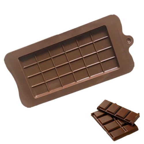 Schokoladenriegel-Form Zum Befüllen Von Pistazie, Creme, Butter, Tiefe Silikonformen Schokolade Silikonform Schokoladentafel Tief Tafel Schokolade Form Extra Tief Schokoladentafel Formen von Generisch