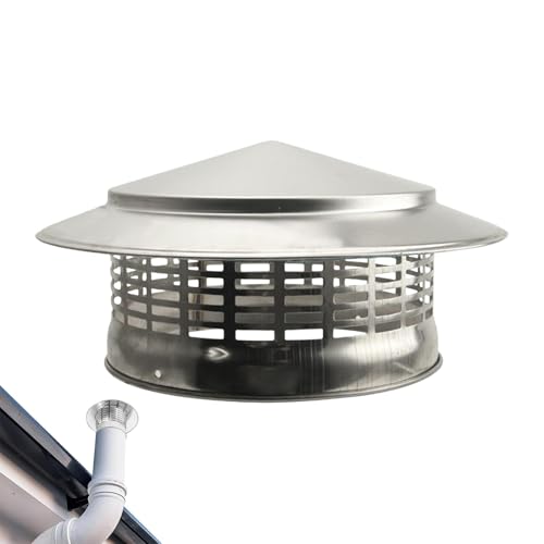 Schornstein-Abdeckkappe, Kamin-Schornsteinkappen, Edelstahl-Kamindach-Entlüftungskappe, Haushaltsbedarf Für Dachregen- Und Vogelschutz, Passend Für Schornsteine aller Größen Und Formen Schornstein-Abdeckkappe, Kamin-Schornsteinkappen, Edelstahl-Kamindach-Entlüftungskappe, Haushaltsbedarf Für Dachregen- Und Vogelschutz, Passend Für Schornsteine aller Größen Und Formen von Generisch