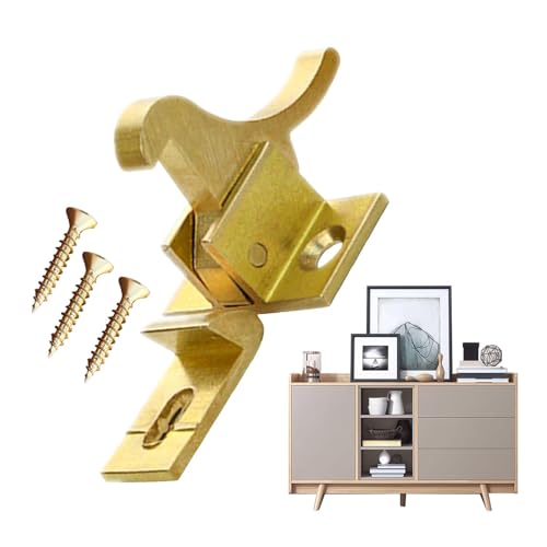 Schrankriegel aus Messing, Fensterschnapper, Türschloss in Vogelform, Schrankriegel und -schnäpper, Vintage-Schrankverschlüsse, Schmuckkastenriegel für Schränke, Türen von Generisch