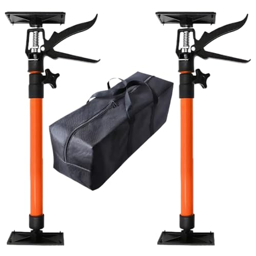 Schrankstütze Tragstange, Verstellbar Von 48 Bis 114 Cm Dritte Hand, 30 Kg Tragkraft Hebesystem Für Möbel Küchenschränke Kühlschranktüren Sofas von Generisch