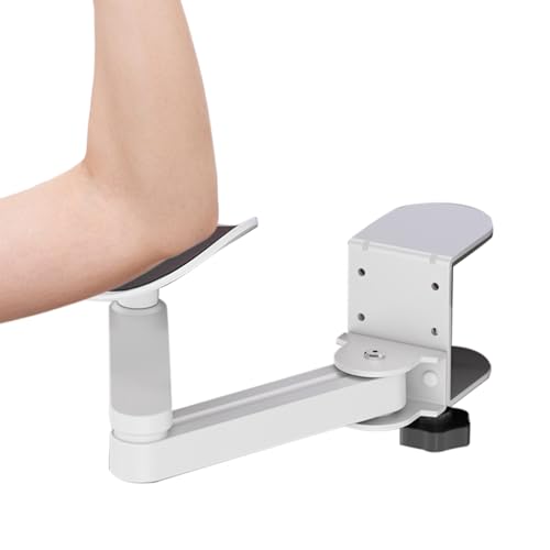 Schreibtisch Armlehnen Verlängerung - Verstellbare Ellbogenstütze Als Schreibtischarm-Unterstützung | Klemmbefestigung Mit Höhenverstellung Für Rechts Und Linkshänder von Generisch