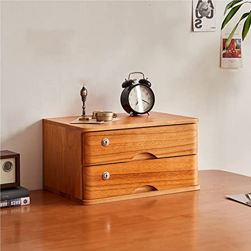 Schreibtisch-Aufbewahrungsbox aus Holz mit Schubladen – Aktenschrank mit Schloss, ideal für Küchentheke, Kommoden, Bürobedarf, stilvolle Aufbewahrungslösung Schreibtisch-Aufbewahrungsbox aus Holz mit Schubladen – Aktenschrank mit Schloss, ideal für Küchentheke, Kommoden, Bürobedarf, stilvolle Aufbewahrungslösung von Generisch