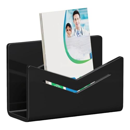 Schreibtisch-Briefhalter – Acryl-Umschlag-Organizer | Büro-Schreibtisch-Aktenregal für Dokumente | Postkarten-Sortierer für Rechnungen Quittungen Papier | Notizbuch-Organizer für Schule, Klassenzimmer von Generisch