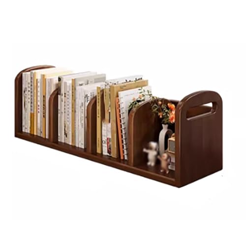 Schreibtisch Bücherregal, Freistehender Desktop Aufbewahrungsregal, Vielseitiges Holz Schreibtisch-Organizer-Regal Für Wohnheim Büro Schule Zuhause(65cm/25.59in) von Generisch
