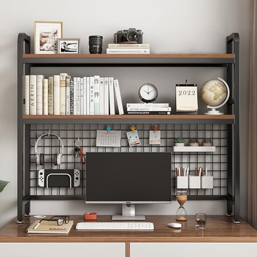 Schreibtisch-Bücherregal, platzsparendes Regal für Bücher, Bürobedarf und Dekoration, ideal für Zuhause, Wohnheim oder Büro Schreibtisch-Bücherregal, platzsparendes Regal für Bücher, Bürobedarf und Dekoration, ideal für Zuhause, Wohnheim oder Büro von Generisch