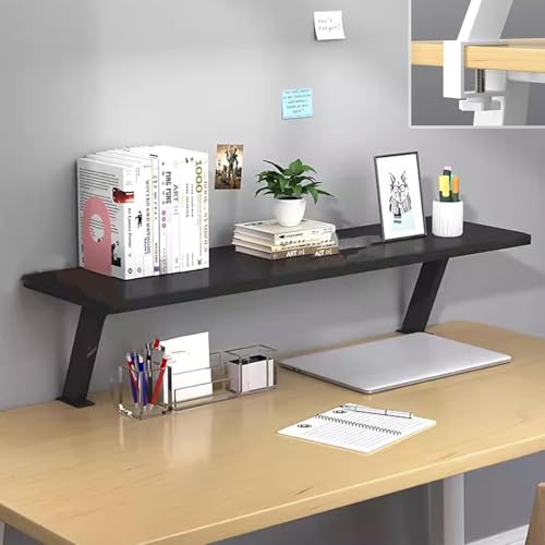 Schreibtisch-Bücherregal aus Holz – Verstellbares Schreibtischregal zum Klemmen, vielseitiger Organizer und Eckaufbewahrung für Büro, Büro-Bücherregal Schreibtisch-Bücherregal aus Holz – Verstellbares Schreibtischregal zum Klemmen, vielseitiger Organizer und Eckaufbewahrung für Büro, Büro-Bücherregal von Generisch