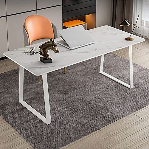 Schreibtisch - Home Office Computertisch - Modernes Steindesign - Langlebiger Arbeitsplatz mit stabiler Konstruktion von Generisch