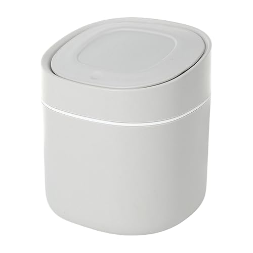 Schreibtisch Mülleimer, Abfalleimer Mit Deckel Für Den Schreibtisch, Kosmetikbedarf Wattestäbchen Aufbewahrung Abfallkorb Für Bad Arbeitszimmer WC Schreibtisch Mülleimer, Abfalleimer Mit Deckel Für Den Schreibtisch, Kosmetikbedarf Wattestäbchen Aufbewahrung Abfallkorb Für Bad Arbeitszimmer WC von Generisch