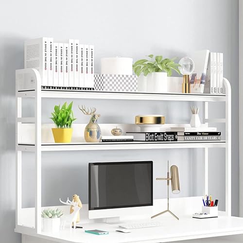 Schreibtisch-Organizer, Schreibtisch-Bücherregal – 3-stöckiges Schreibtisch-Bücherregal/Bücherregal, Mehrzweck-Bücherregal aus Holz Schreibtisch-Organizer, Schreibtisch-Bücherregal – 3-stöckiges Schreibtisch-Bücherregal/Bücherregal, Mehrzweck-Bücherregal aus Holz von Generisch