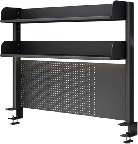 Schreibtisch-Organizer-Regal – Klemmverlängerung für Arbeitsplatz mit Sichtschutzplatte und D-Regalen, ideal für Büro- und Gaming-Schreibtische Schreibtisch-Organizer-Regal – Klemmverlängerung für Arbeitsplatz mit Sichtschutzplatte und D-Regalen, ideal für Büro- und Gaming-Schreibtische von Generisch